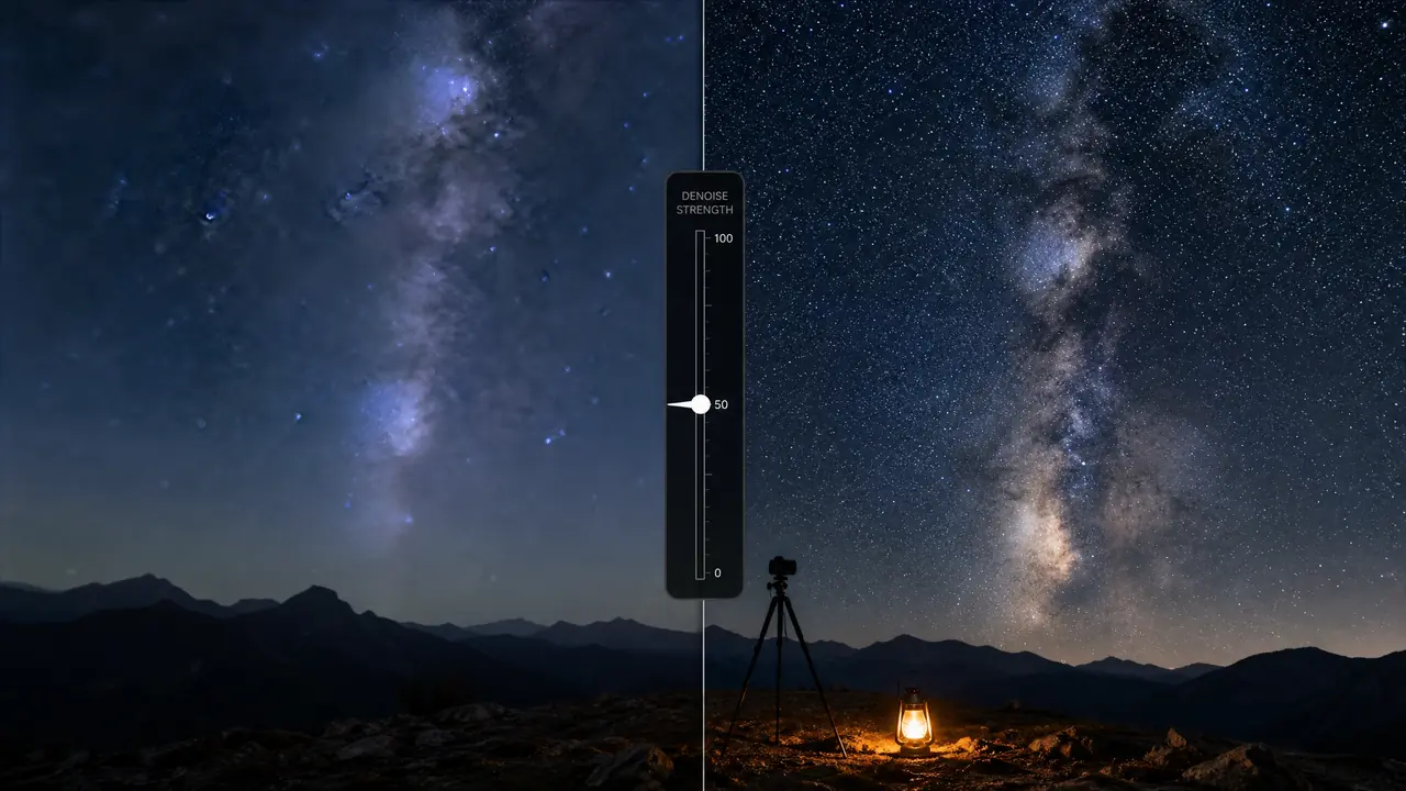 ai星修图降噪拉多少不糊星点？两晚银河换来的账