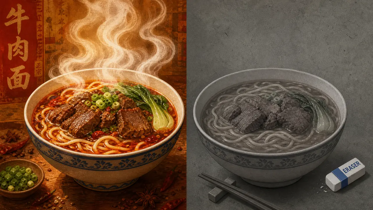 ai 美食修图实测：热气被AI当杂物删掉之后