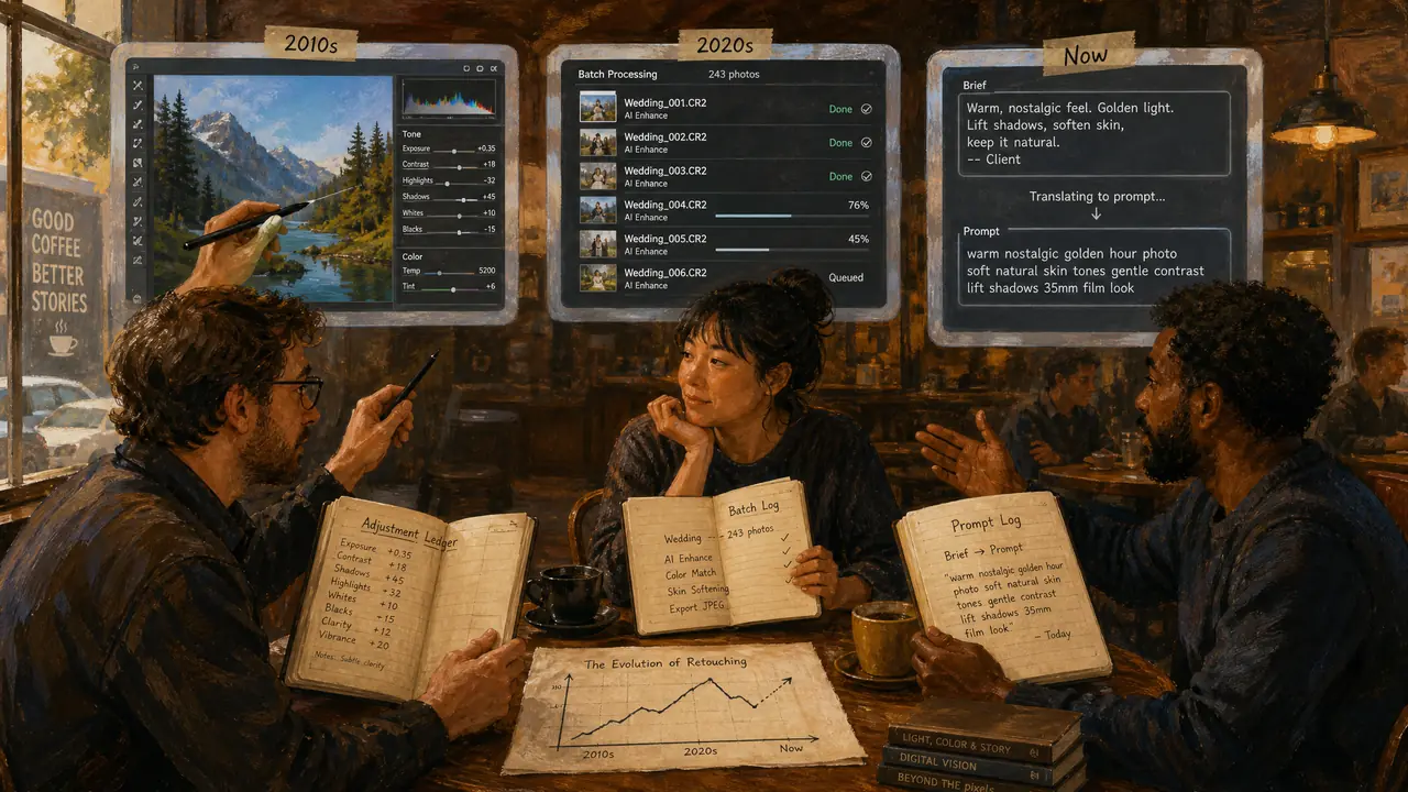 ai 修图师这个称呼背后：两位同行和我的近况账