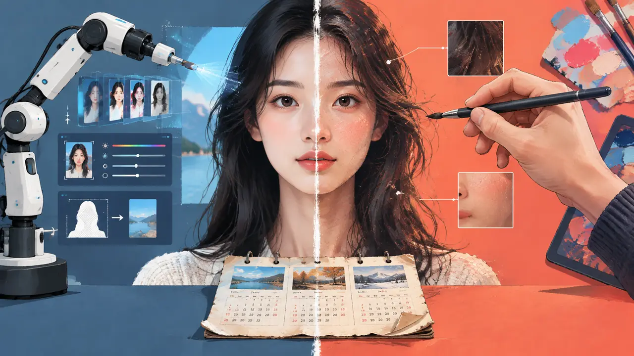 ai人工修图怎么分工：一条画了三年的分界线
