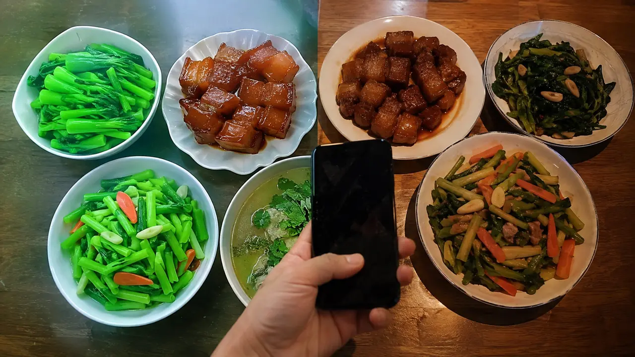 美食修图ai的鲜度别拉满：一桌家常菜修假的教训