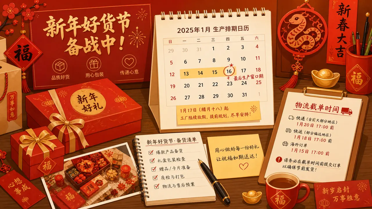 年货节图准备：元旦后就没时间了
