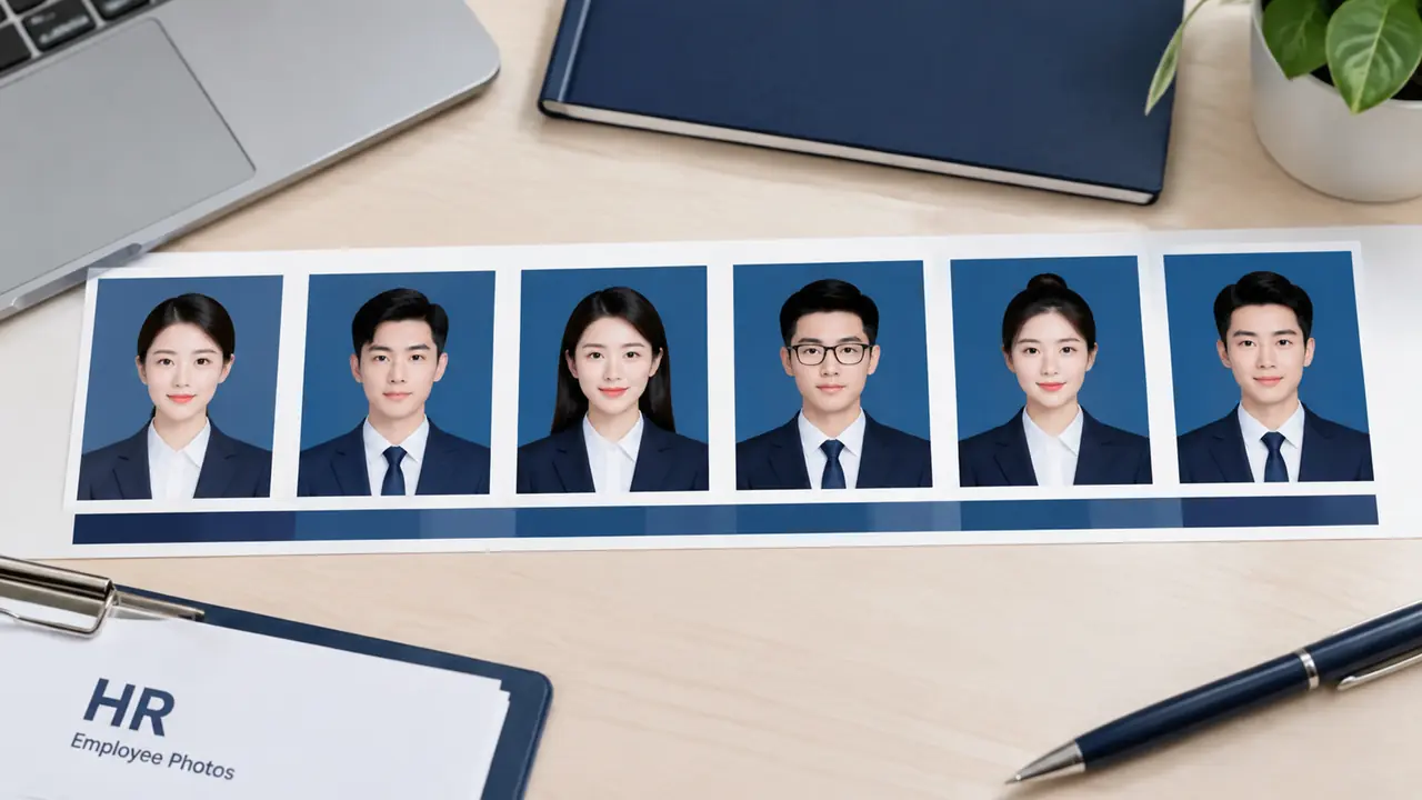 工牌照精修：一张小图撑起职业形象