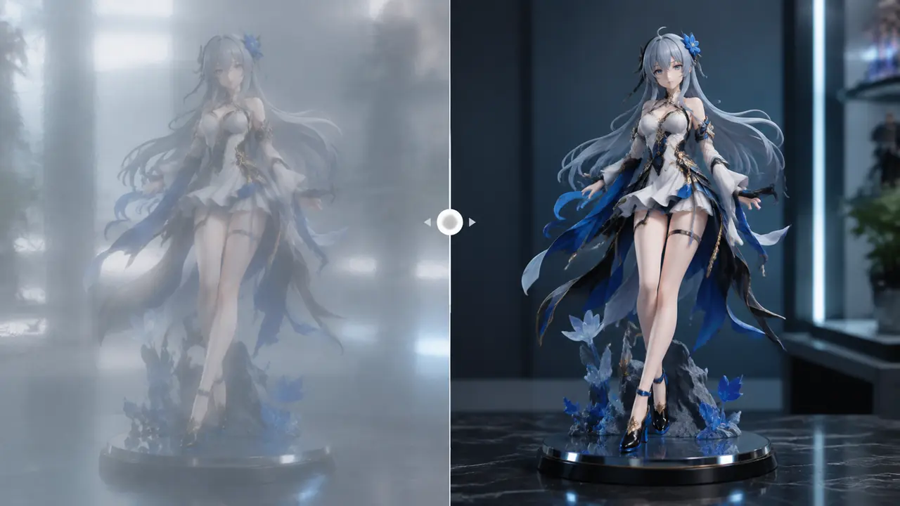 模型ai修图实操：手办照片的灰蒙蒙怎么治