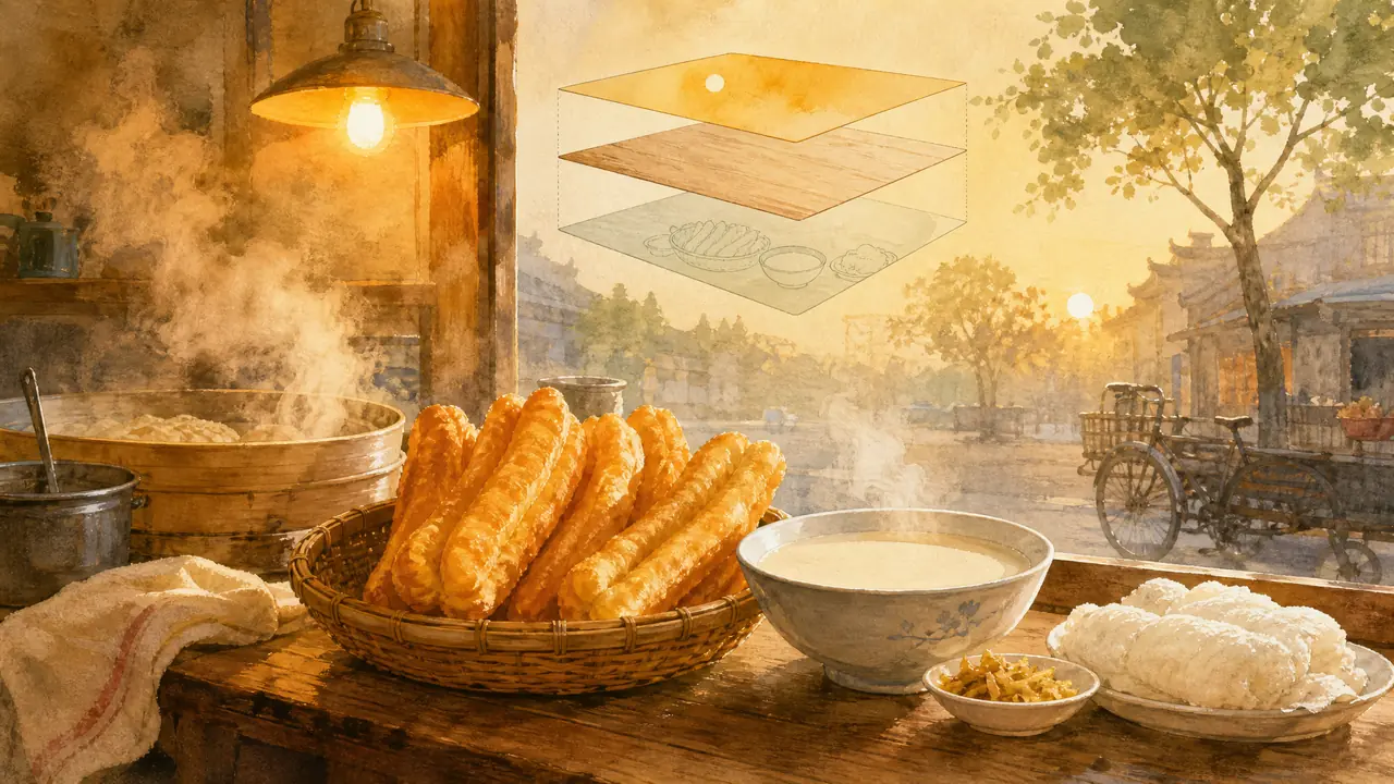 ai温暖修图不是拉黄：早餐店暖调的给法