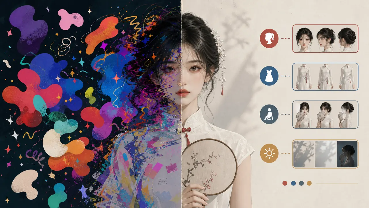 百度AI绘画人物怎么出图？文心一格实测与翻车点