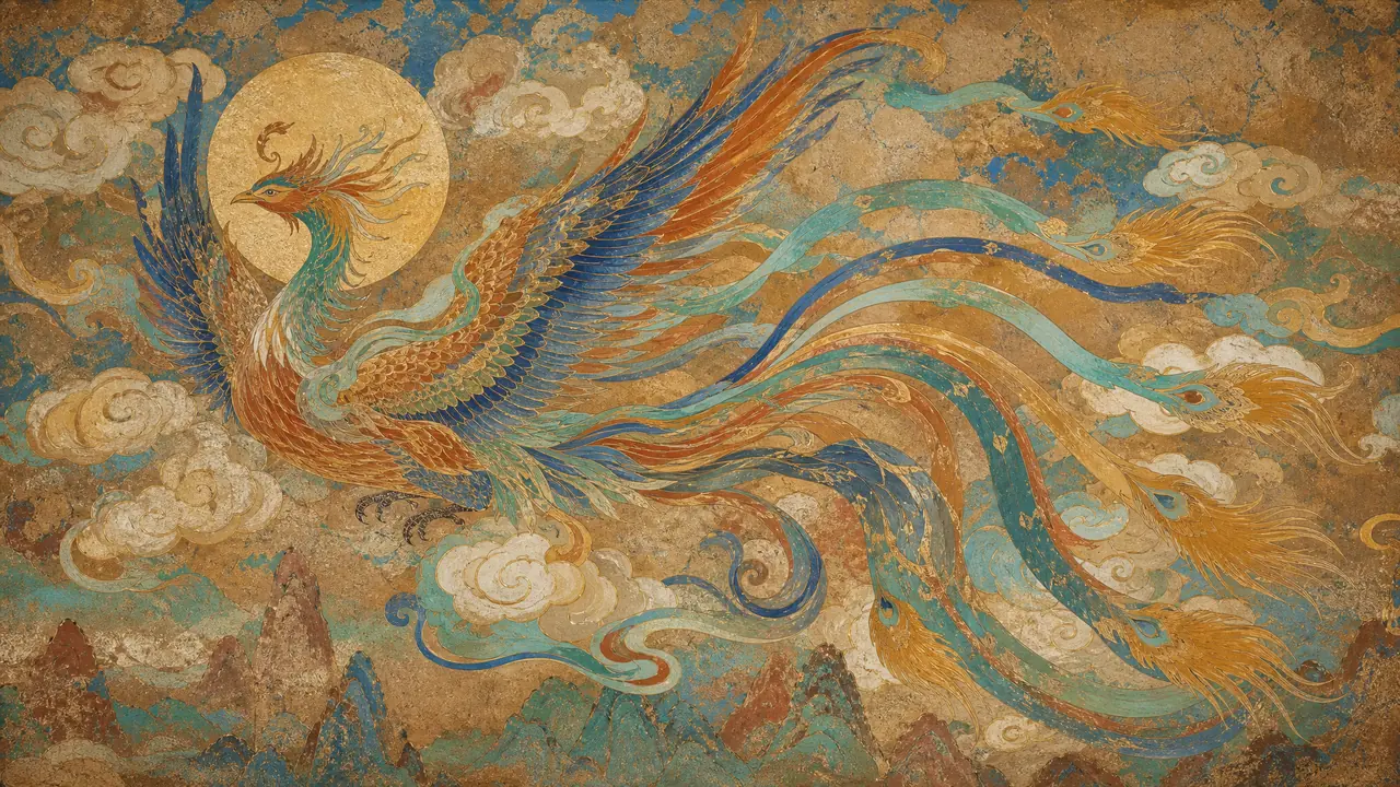 AI绘画神鸟题材实测：凤凰青鸾金乌，尾羽最劝退