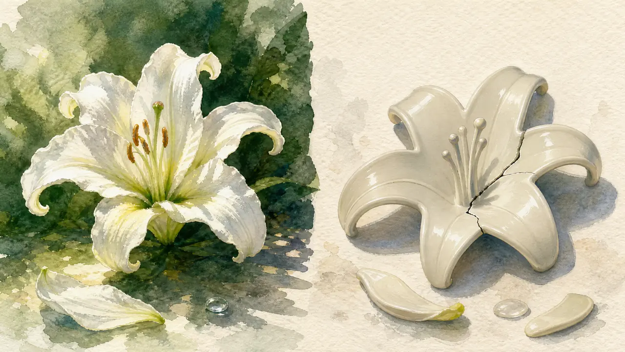 AI百合花绘画怎么不画成塑料花？花瓣层次这样调