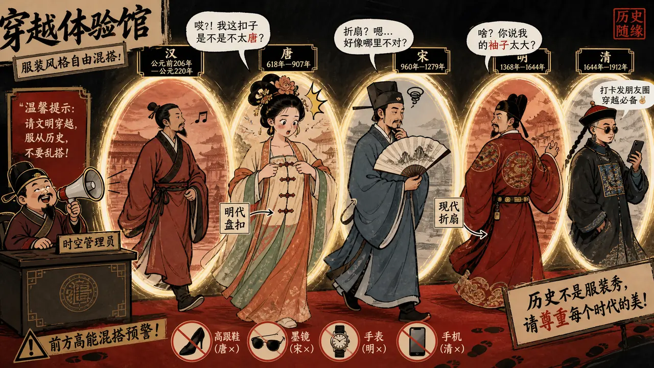 AI绘画古人总穿错朝代？朝代服饰词四组实测与改写法