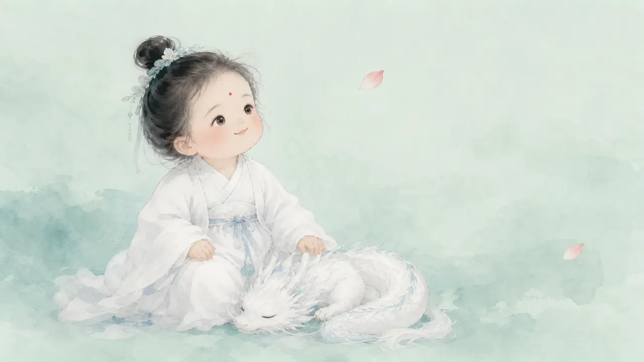 小龙女宝宝ai绘画：Q版小龙女怎么画得奶又仙