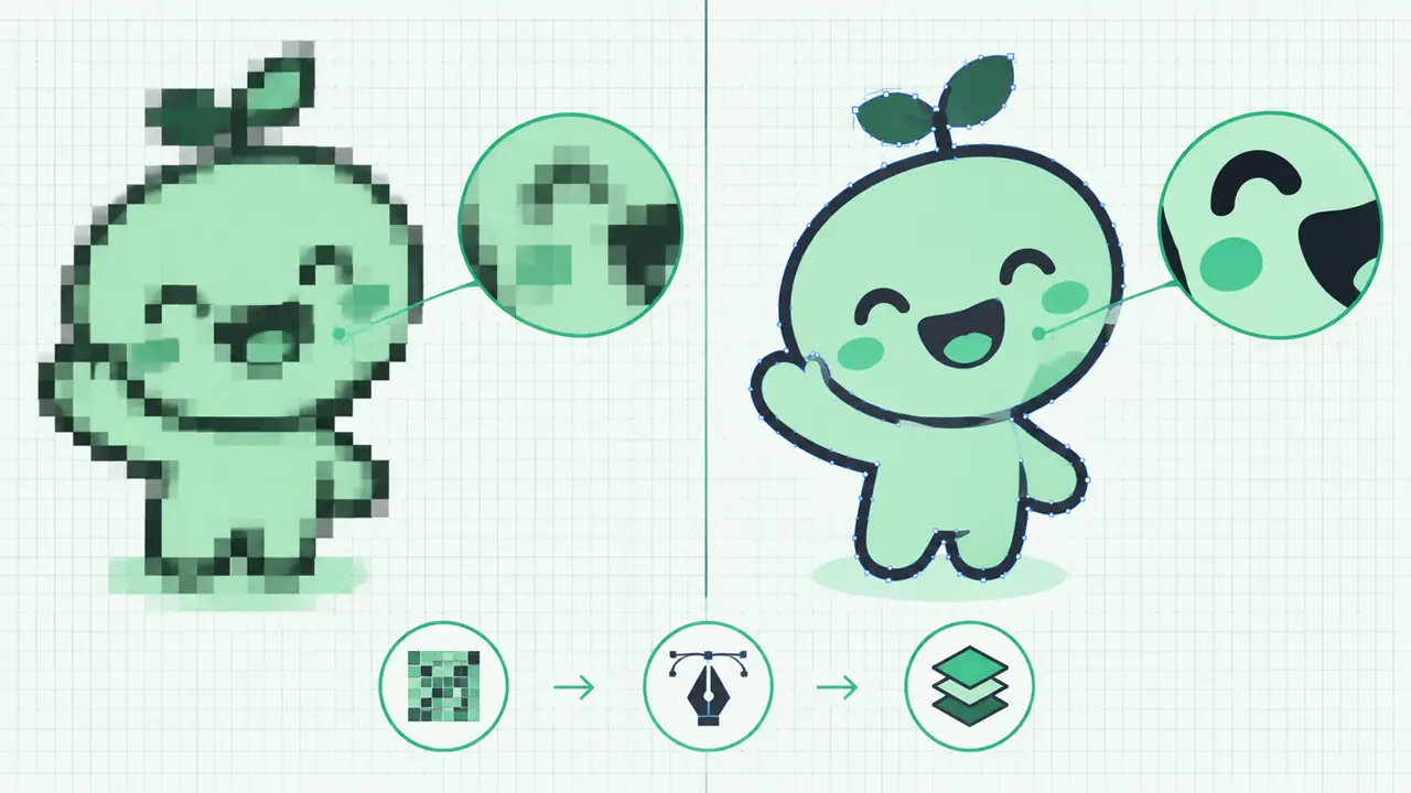 ai绘画制作矢量图靠谱吗？从生成到SVG全流程