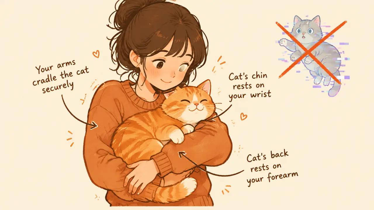 AI绘画提示词抱着猫怎么写？姿势、手与猫的细节拆解