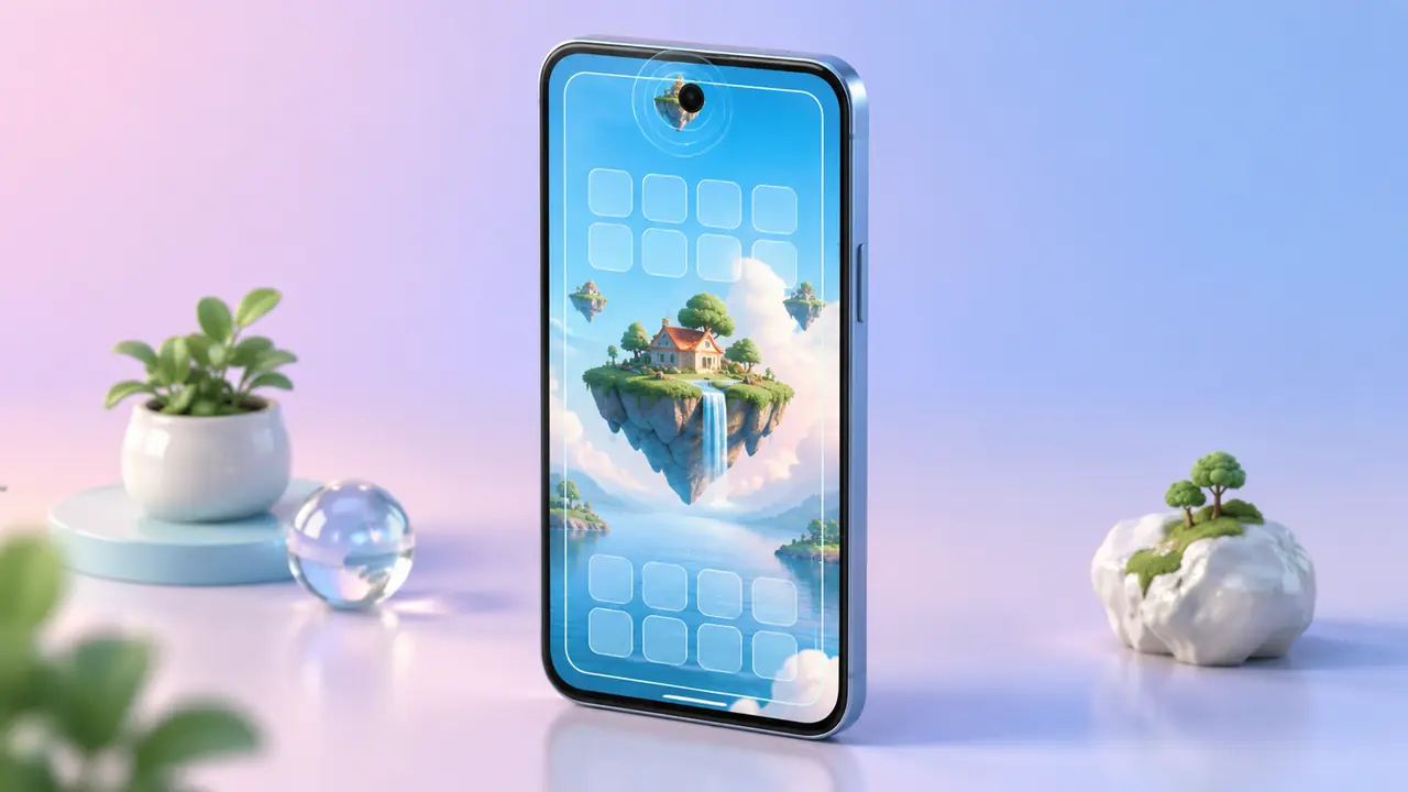 AI绘画3D手机壁纸：出图不难，适配才难