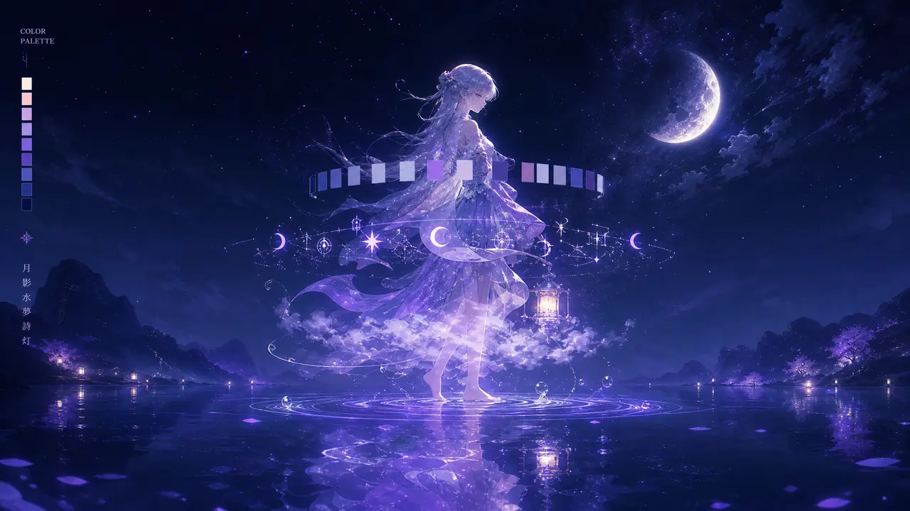 王者荣耀海月AI绘画怎么画？提示词分层与同人发布