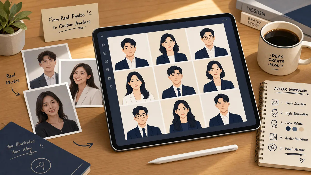 AI绘画定制AI头像全流程实测：垫图加手修，两百张里挑出来的经验
