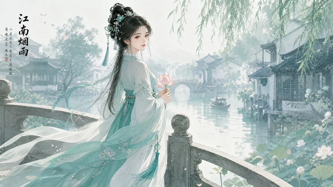 AI绘画西施同人怎么出图？特征词拆解与分寸