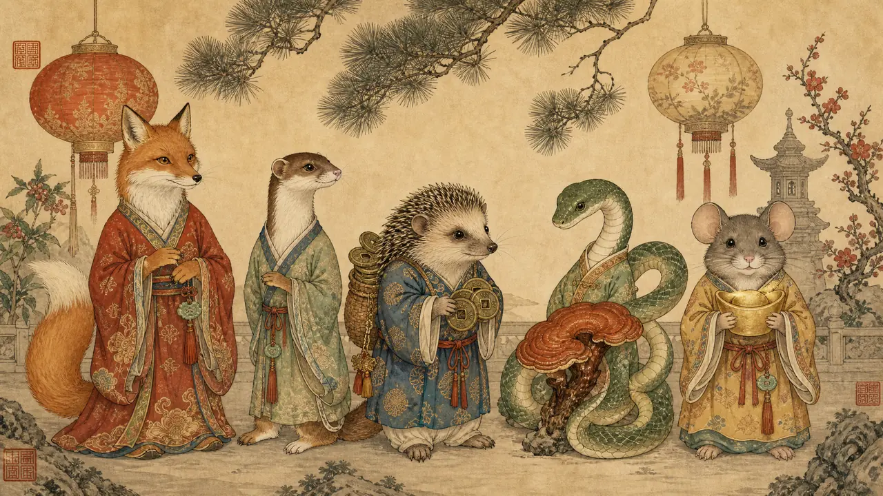 ai绘画五大仙怎么出图？狐黄白柳灰民俗题材提示词