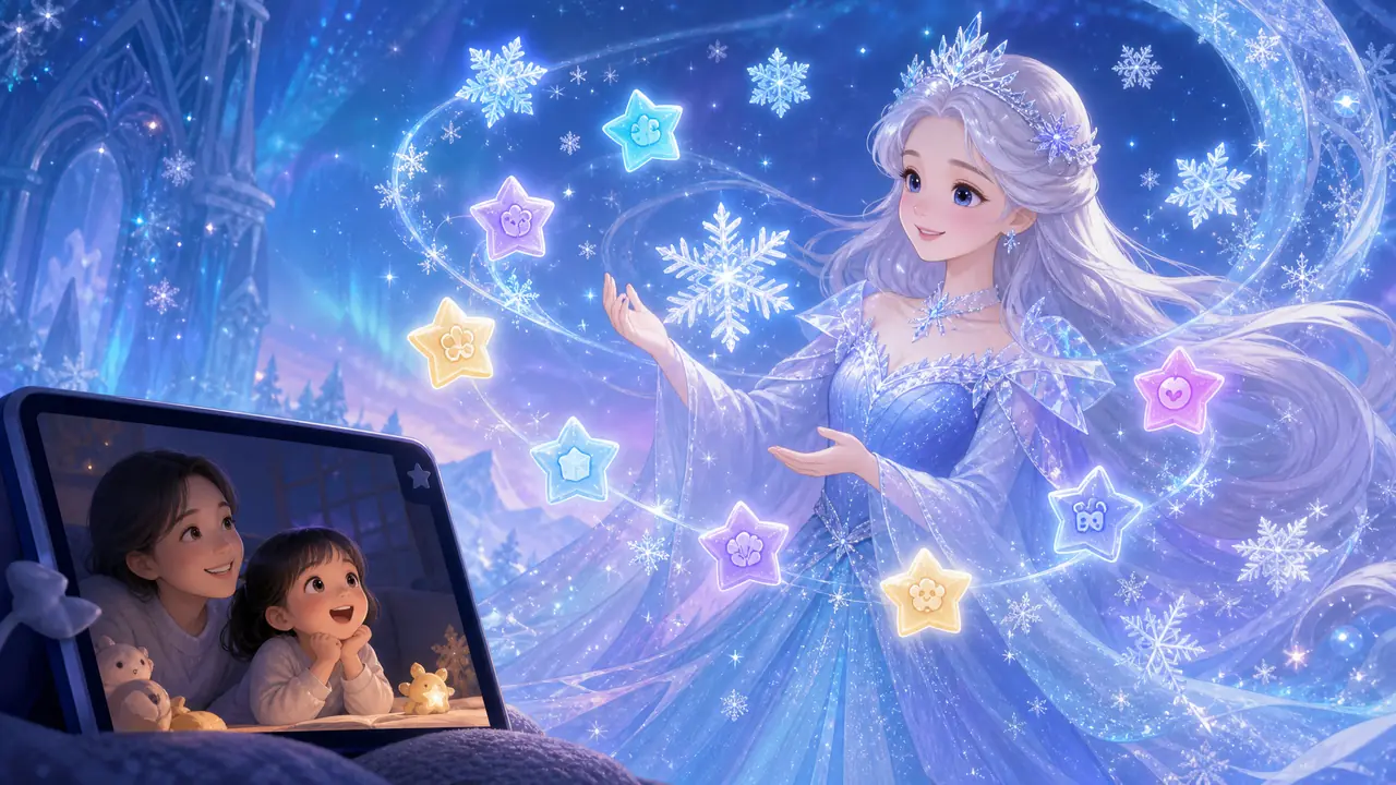 叶罗丽冰公主ai绘画怎么出？冰雪系少女提示词写法