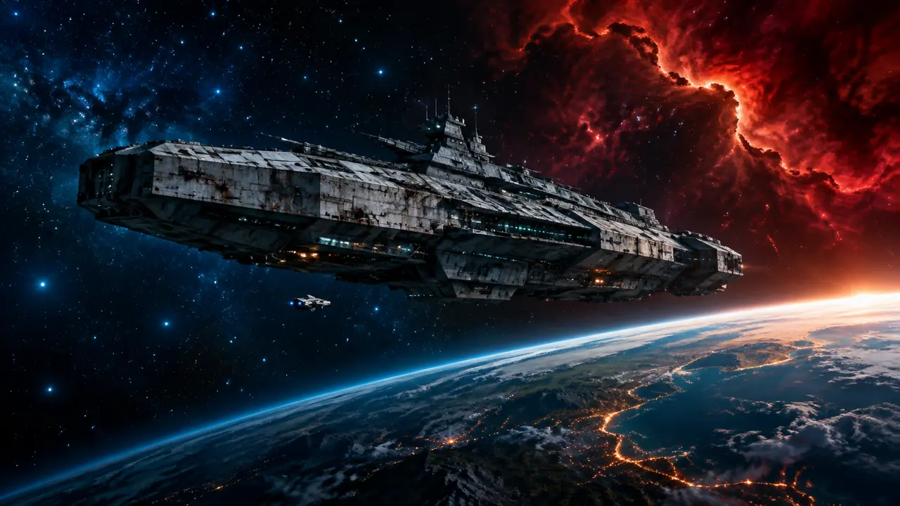 星际ai绘画关键词怎么搭？星云、舰船、行星表面实测