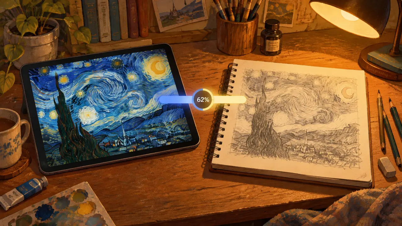 AI绘画临摹工具实测：垫图算不算临摹，二十张图试出的边界