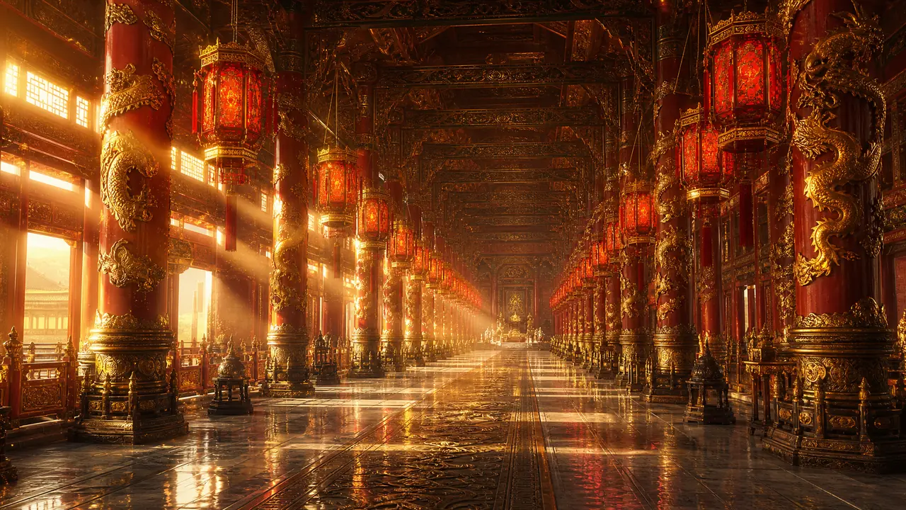 AI绘画宫殿场景怎么画得恢弘？柱子都数不对的真相