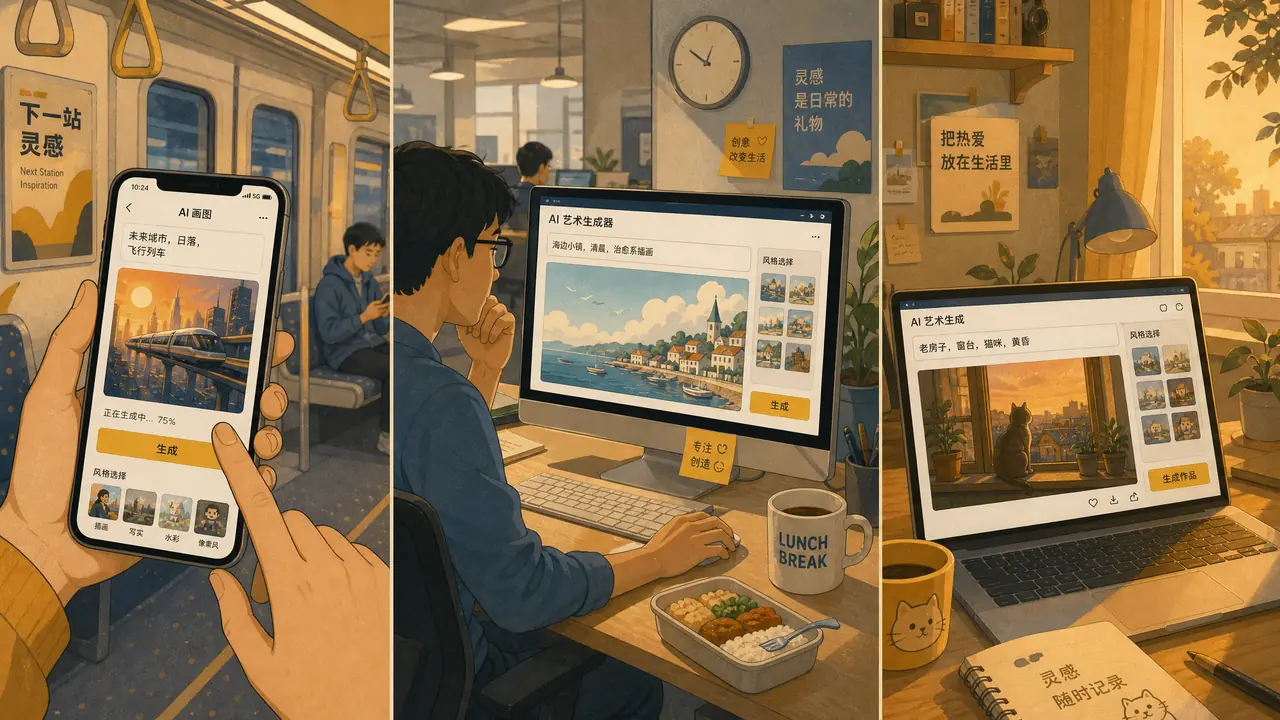 哪里可以ai绘画？按设备和场景对号入座的实测指南