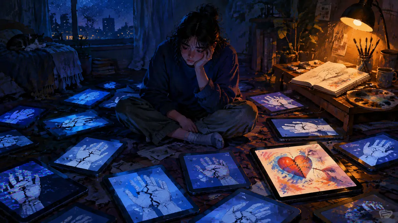 AI绘画破防实录：被十秒出图击中的，不只是画师