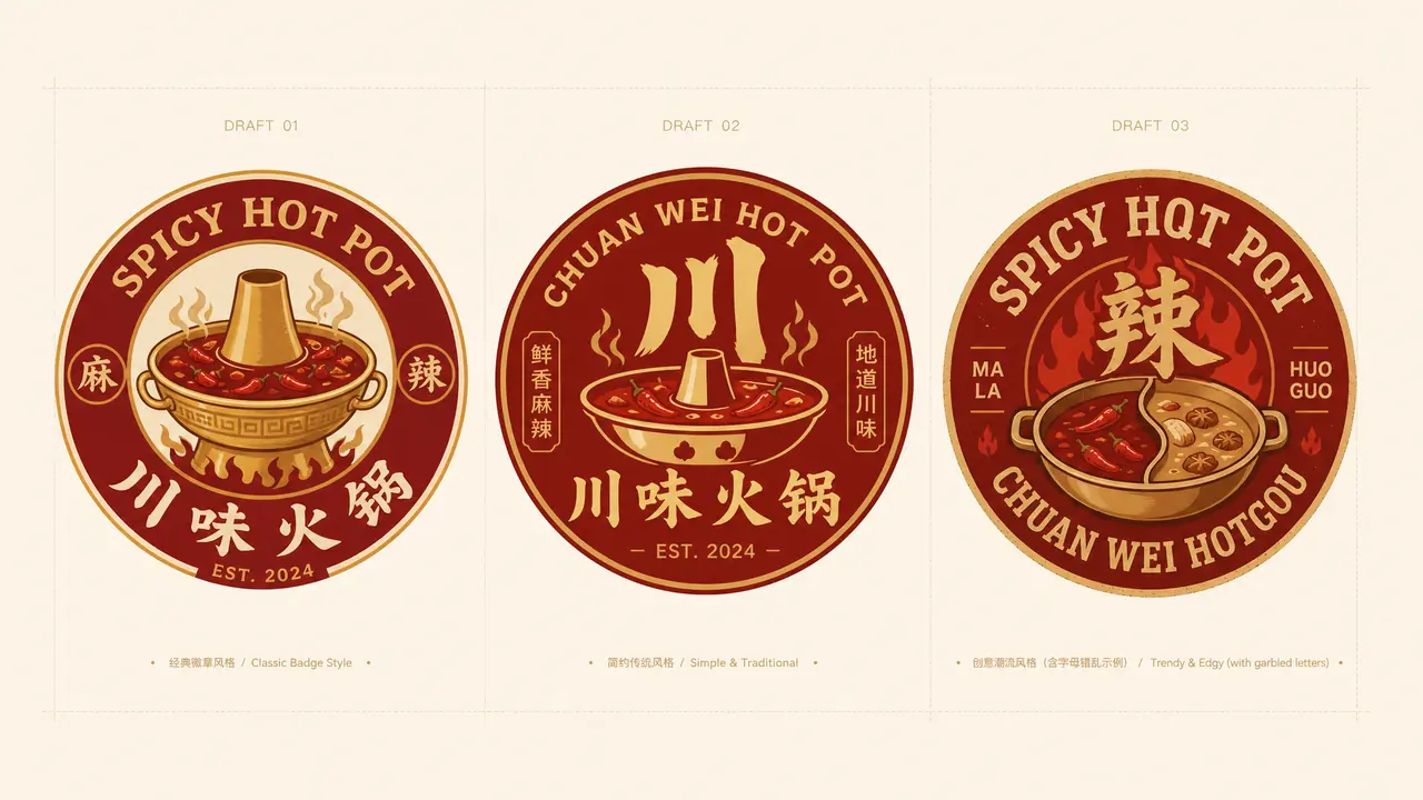 logo绘画ai三款工具实测：文字必崩，商用前先看这篇
