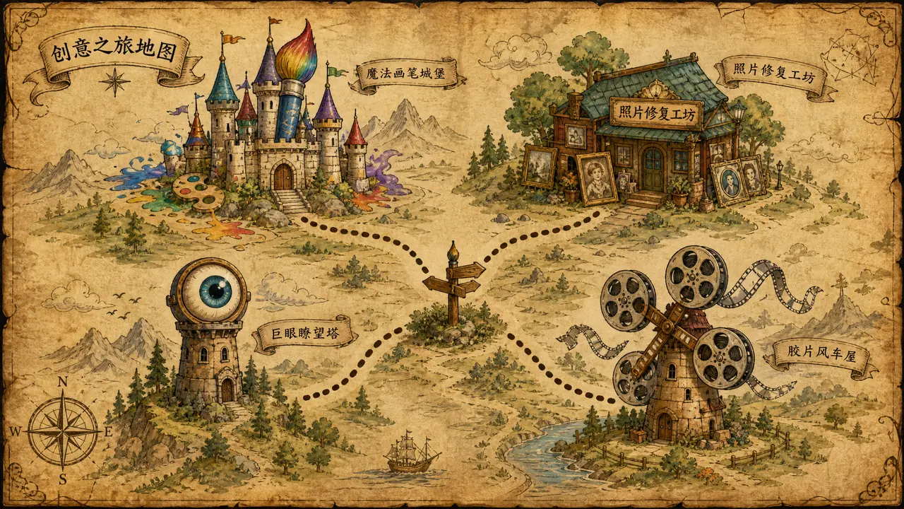 AI绘画和AI图搜的不是一个东西：四类工具一次分清