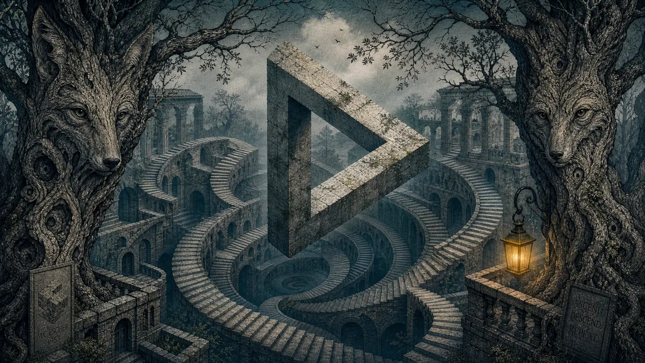 AI幻术AI绘画实测：视错觉画面为什么看着对却经不起看