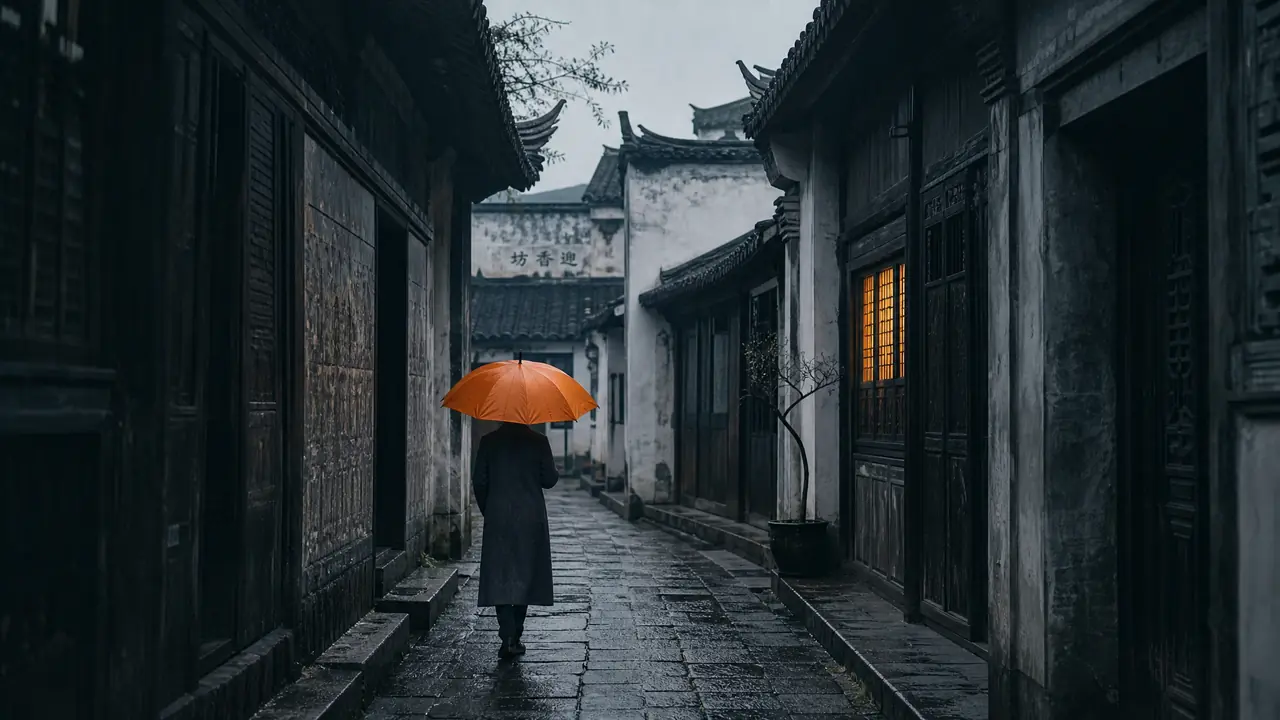 AI绘画阴天氛围怎么调才不闷？灰调光线的实测配方