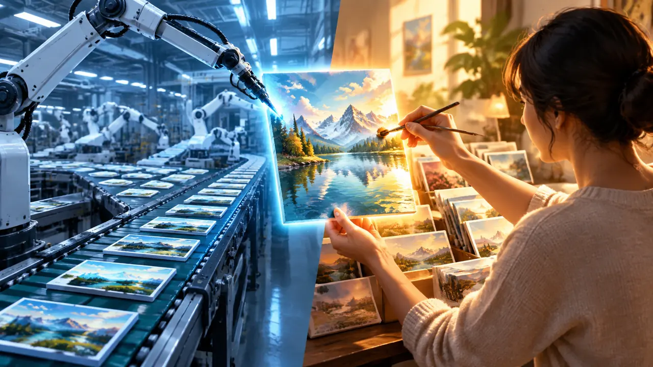AI绘画里人该参与多少？全自动与半自动的取舍实测