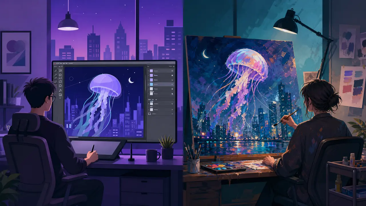 AI绘制AI绘画叫法差在哪？动手选型前先分清两派