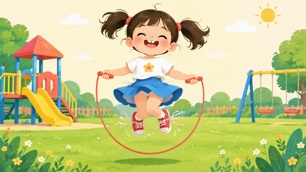 健身小女孩ai绘画怎么画可爱不违和？儿童运动插画的分寸