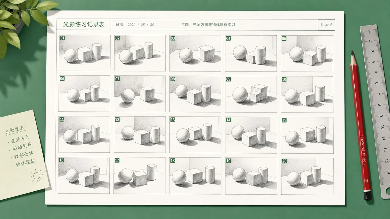 ai绘画重复练习法：同一构图我跑了二十遍