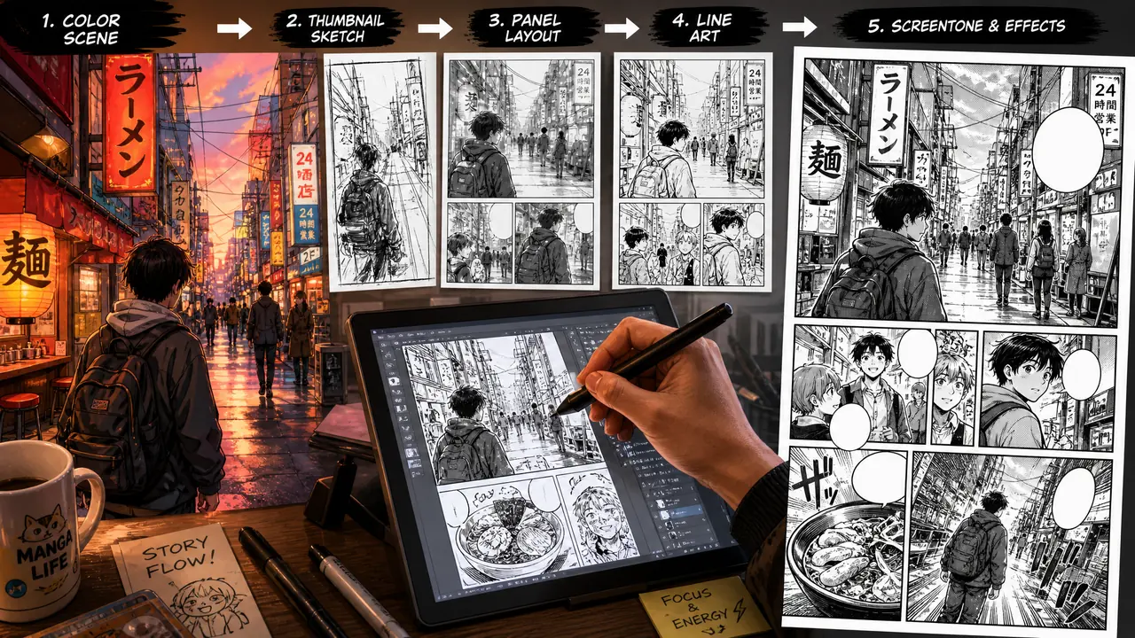 AI绘画变AI漫画：手里这张图怎么改成分镜稿？改造流程实测