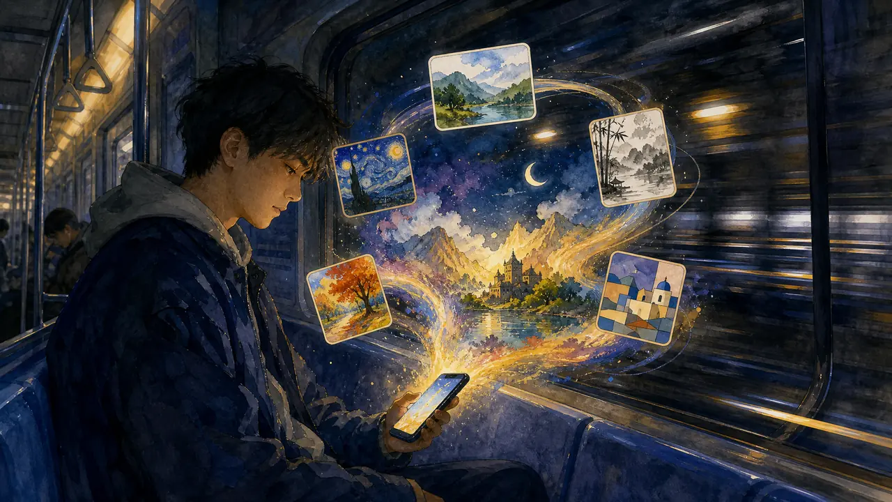 国外AI绘画手机软件好用吗？我装了五款的实测体验