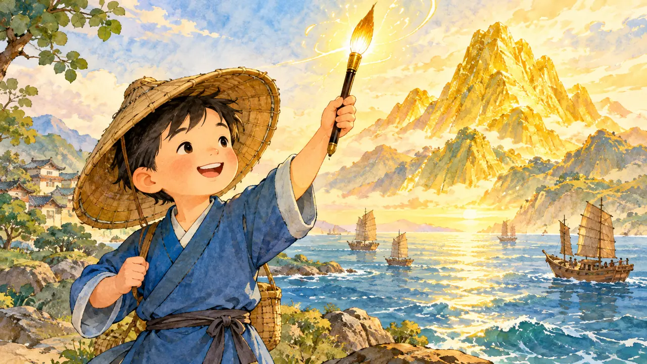 ai神笔马良ai绘画怎么玩？童话共创的亲子出图手记