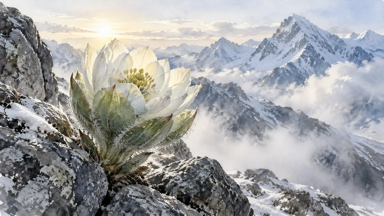AI绘画画雪莲总画成莲花？少见花卉的纠偏实测