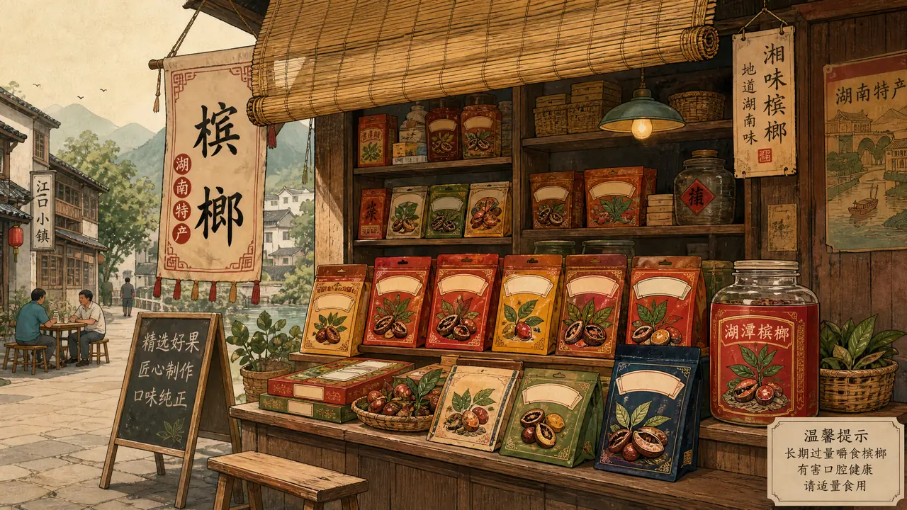 槟榔AI绘画实测：小卖部招牌与包装插画的出图心得