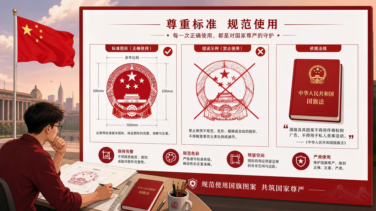 AI绘画党旗这事得讲分寸：为什么我劝你用标准素材