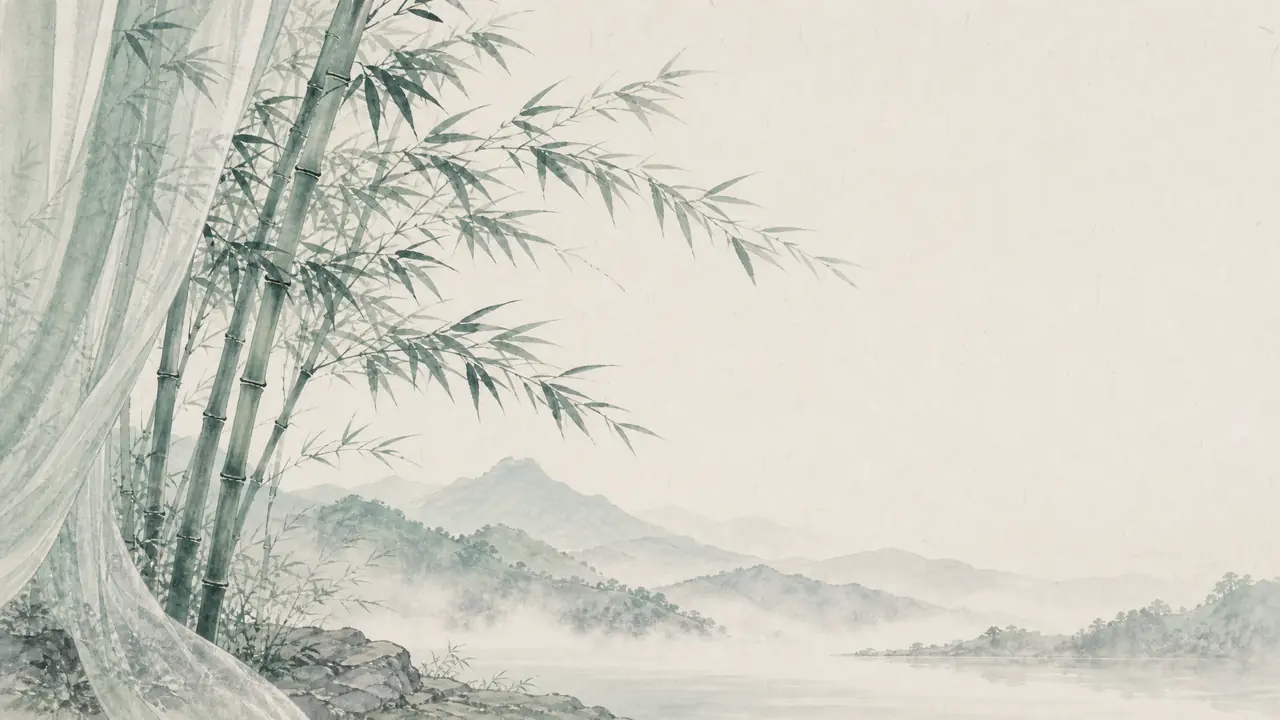 清风绘画ai怎么画才透气？淡彩留白的提示词拆解