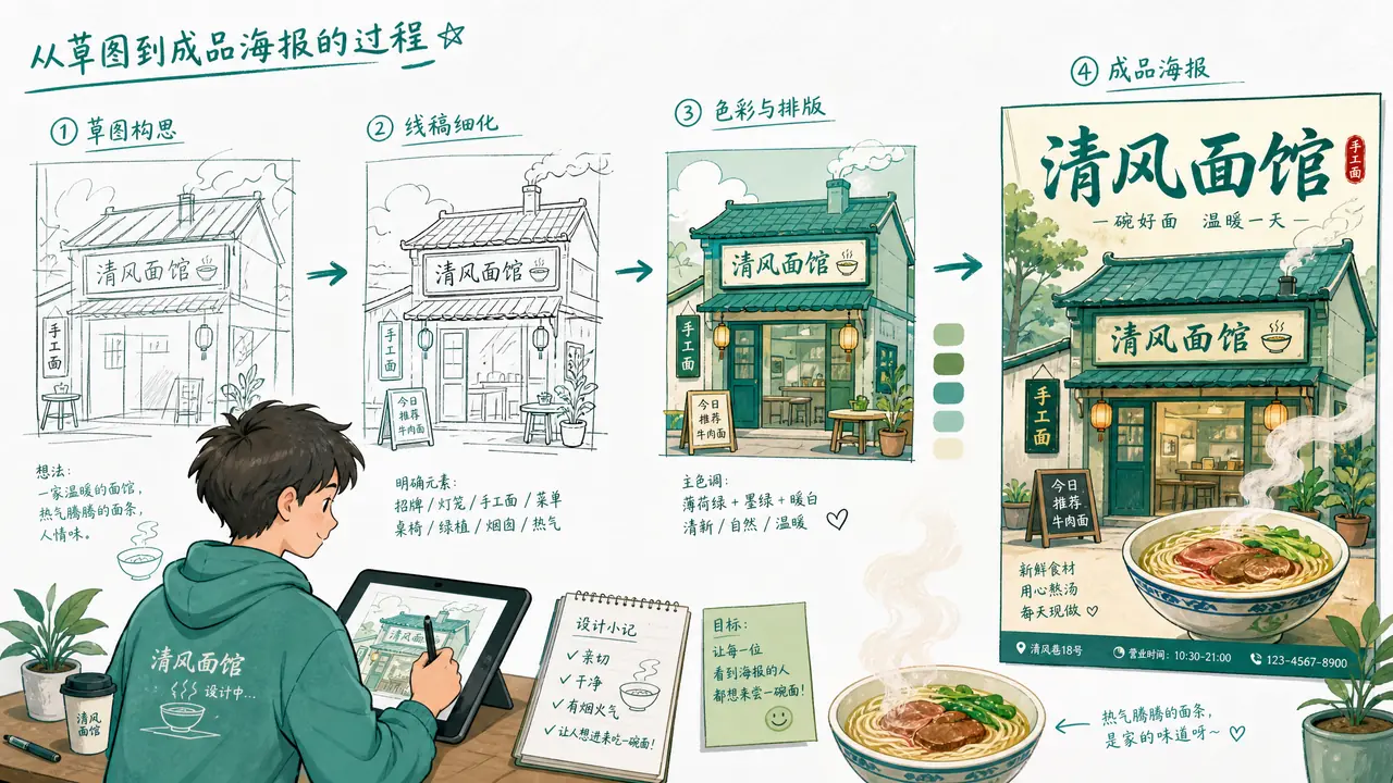 郭子ai绘画入门实录：一周从零基础到出第一张能用的图