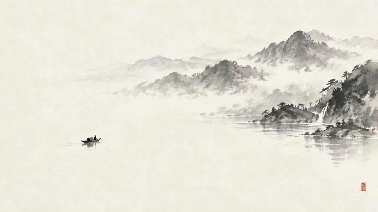 墨香ai绘画入门：把水墨味调出来的提示词心得
