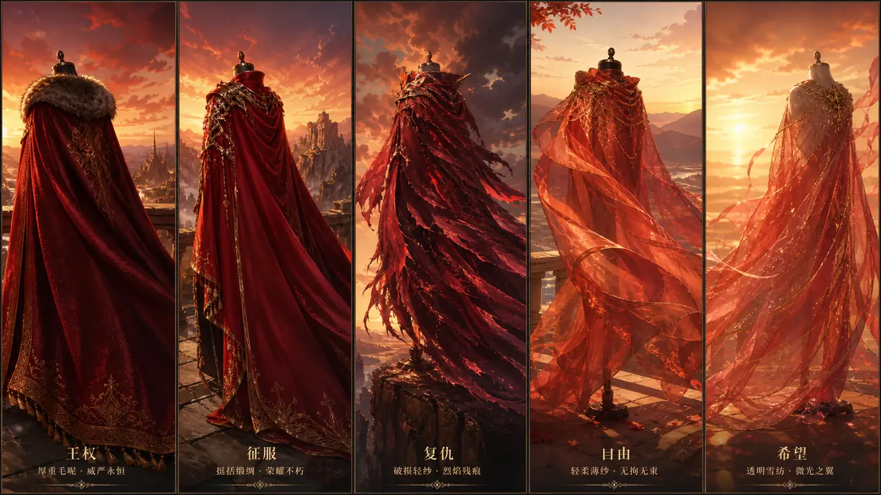 AI绘画披风怎么画才飘逸？我踩了半个月的坑总结出5招