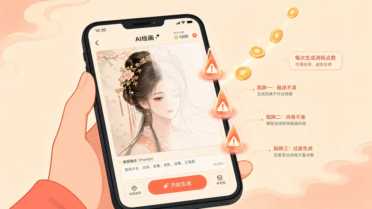 娜拉ai绘画我连跑一周：省积分的画法和三个坑