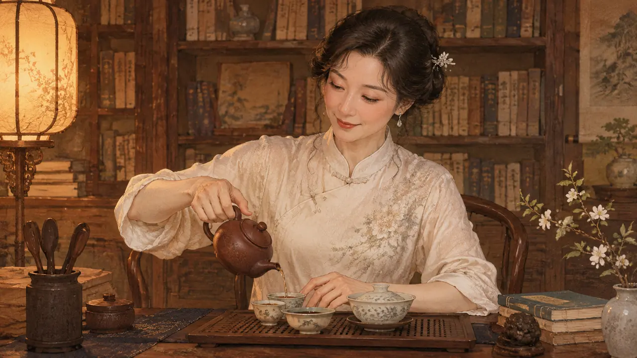 师母ai绘画怎么画不显老气？温婉人设的提示词调法