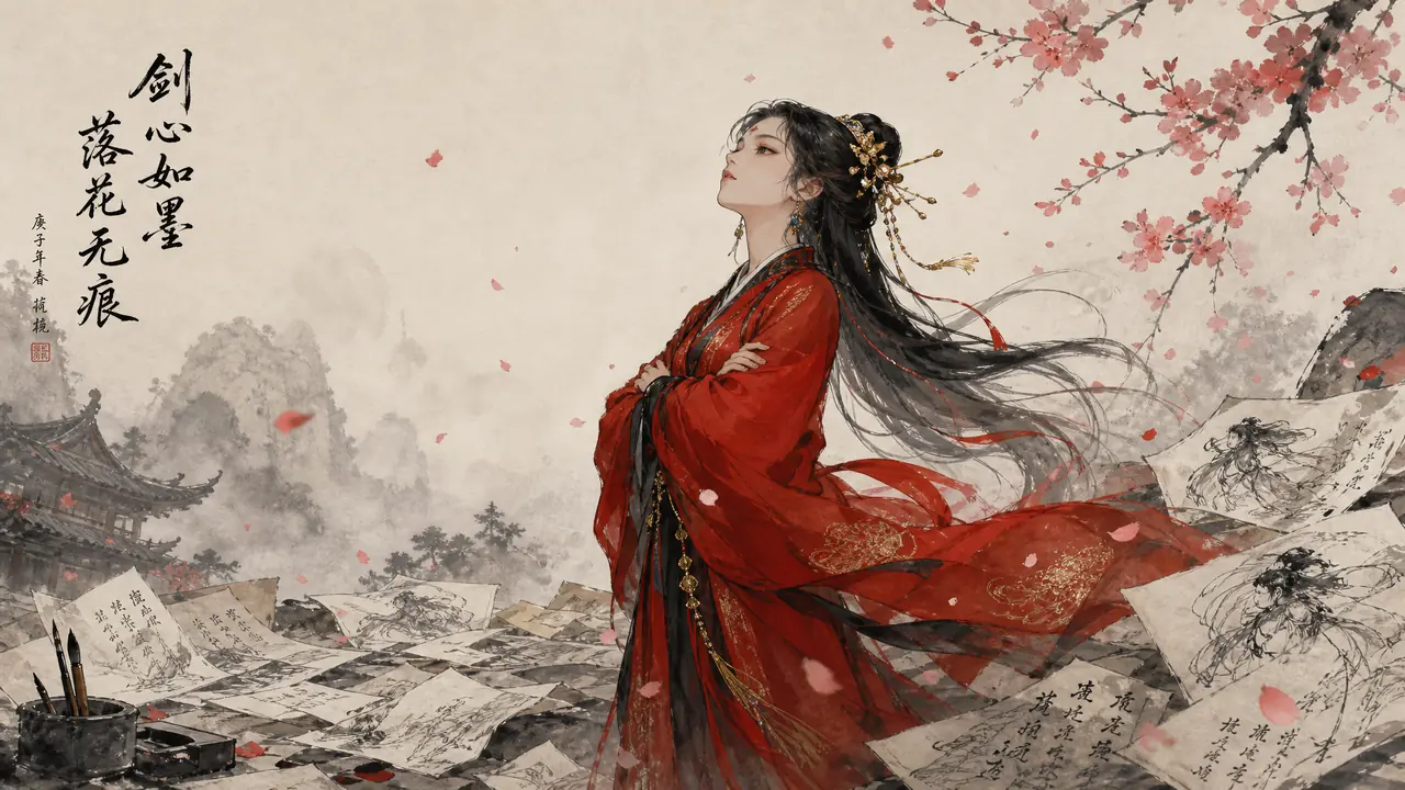 郭芙ai绘画怎么画出骄纵劲儿？我废了四十张图的心得