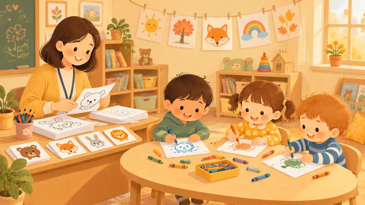 小班AI绘画怎么用才对：老师备课出图，孩子安心涂鸦