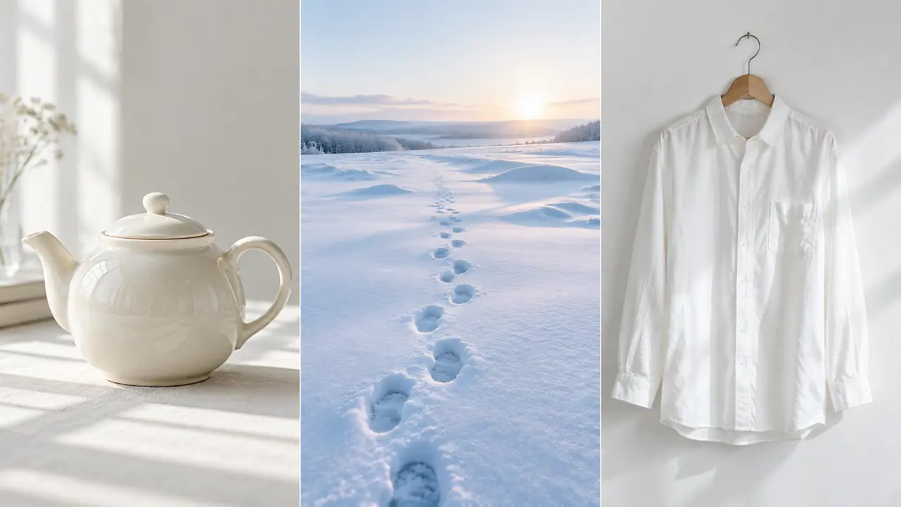 白色ai绘画为什么一画就脏？白瓷白雪白衬衫的色温差与曝光控制拆解